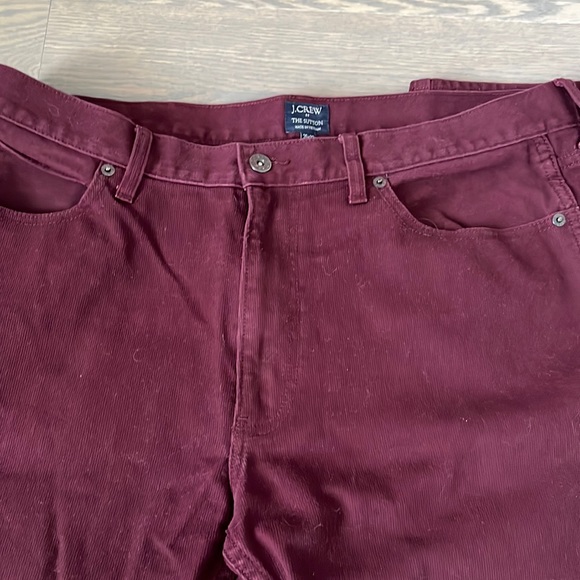 J. Crew Sutton Burgundy Jean - Picture 3 of 4